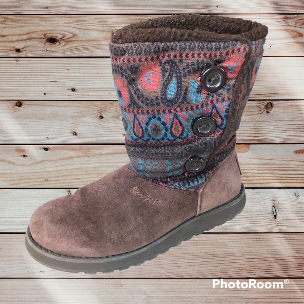 Skechers Women’s Australia Boots Faux Fur Lined Suede… Gem